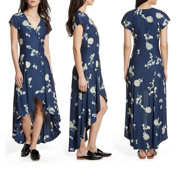 Free People Dresses & Skirts - Free People Women's Lost In You Floral High Low Dress Small